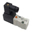 Used SMC NVKF334V-5DZ Vacuum Solenoid Valve, 2-Way, -100kPa ~0.7MPa, 24VDC Coil