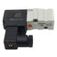 Used SMC NVKF334V-5DZ Vacuum Solenoid Valve, 2-Way, -100kPa ~0.7MPa, 24VDC Coil