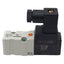 Used SMC NVKF334V-5DZ Vacuum Solenoid Valve, 2-Way, -100kPa ~0.7MPa, 24VDC Coil