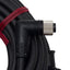 New Keyence GT2-CHL5M LVDT Sensor Head Cable, 4-Pin M8 to L-Type E-Con Connector, 5m