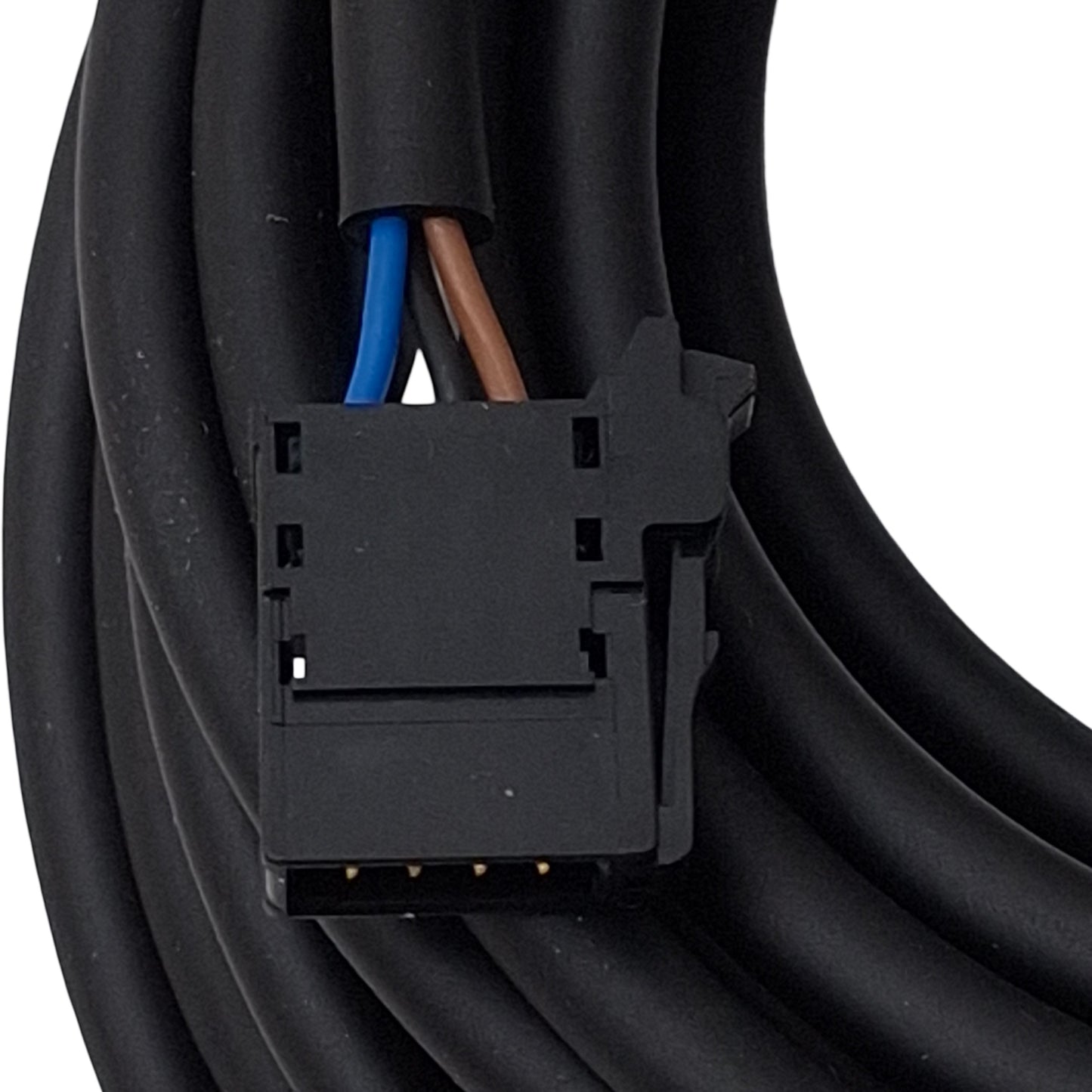New Keyence GT2-CHL5M LVDT Sensor Head Cable, 4-Pin M8 to L-Type E-Con Connector, 5m