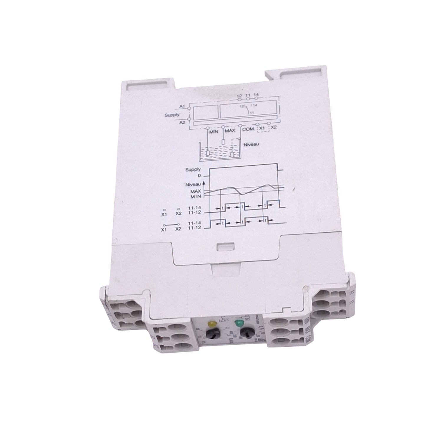 Used Dold MK9151.11 VARIMETER Level Sensing Relay, 220-240VAC 50-400Hz, 2-450kOhm