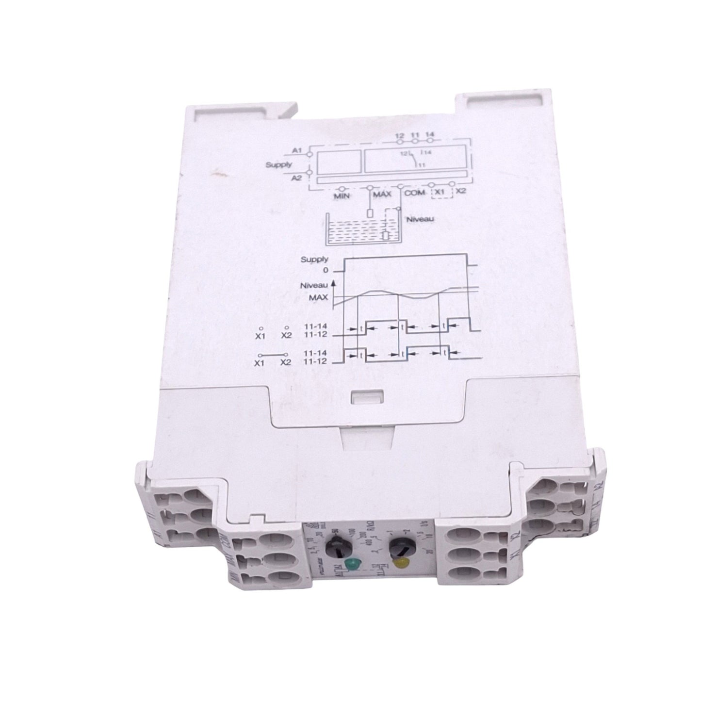 Used Dold MK9151.11 VARIMETER Level Sensing Relay, 220-240VAC 50-400Hz, 2-450kOhm