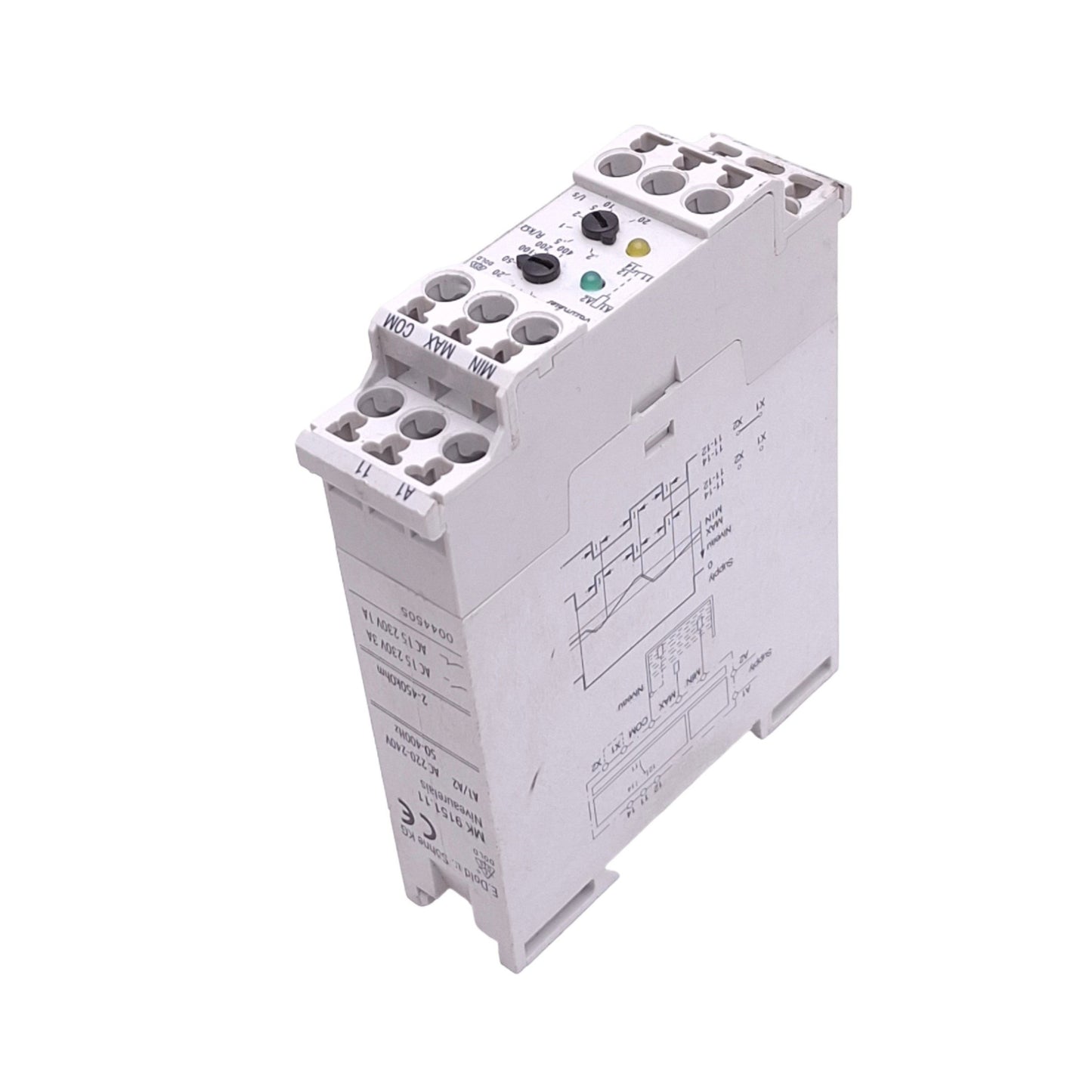 Used Dold MK9151.11 VARIMETER Level Sensing Relay, 220-240VAC 50-400Hz, 2-450kOhm