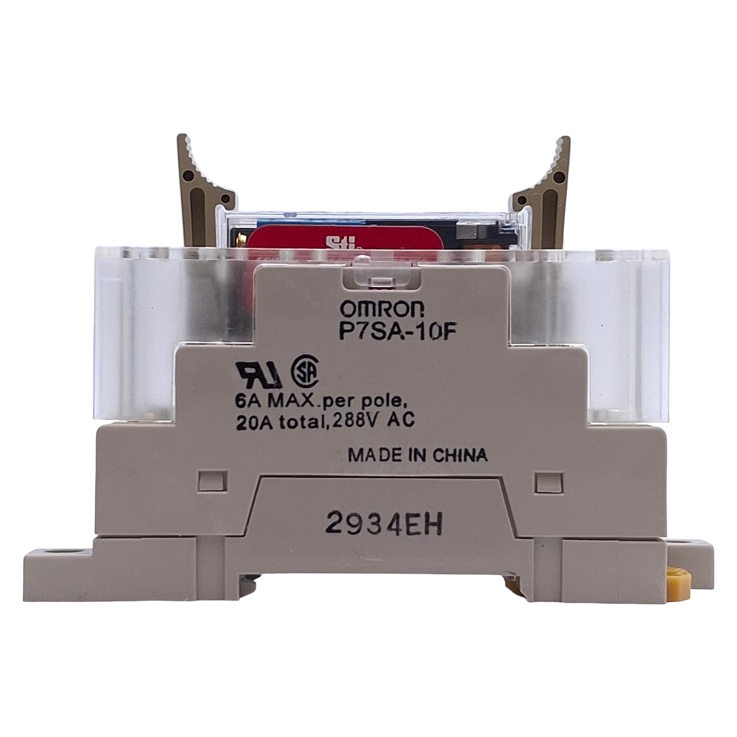 Used Omron G7SA-3A1B P7SA-10F Safety Relay w/Socket 3PST-NO SPST-NC, 6A, 24VDC Coil
