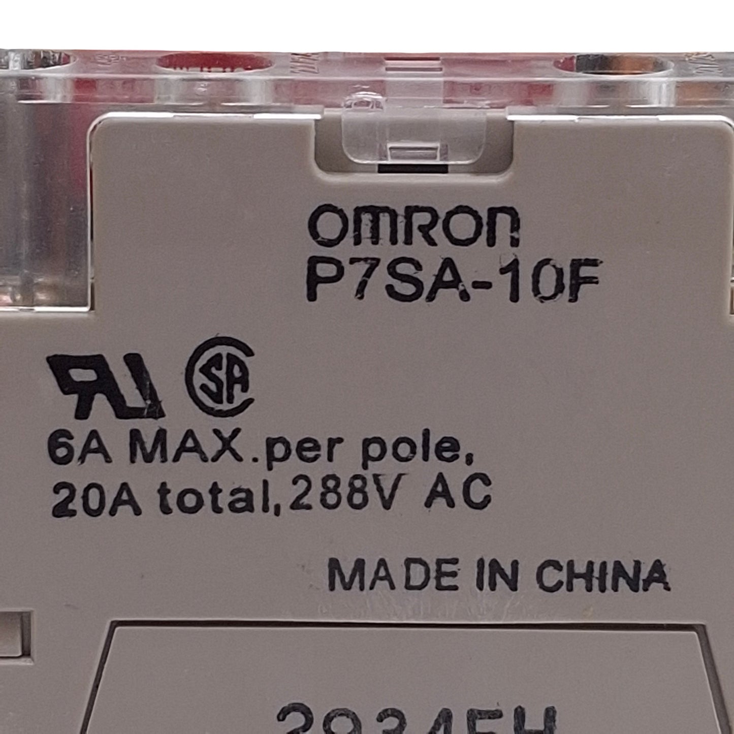 Used Omron G7SA-3A1B P7SA-10F Safety Relay w/Socket 3PST-NO SPST-NC, 6A, 24VDC Coil