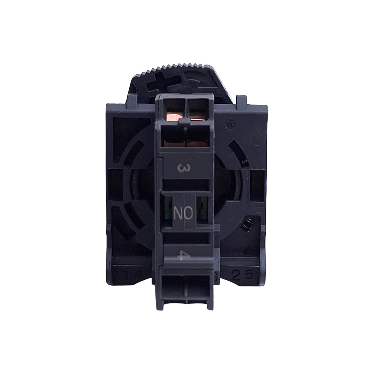 Used Allen Bradley 800FP-E2 Pushbutton, Black, Momentary, 1NO, 600V 10A, 22mm