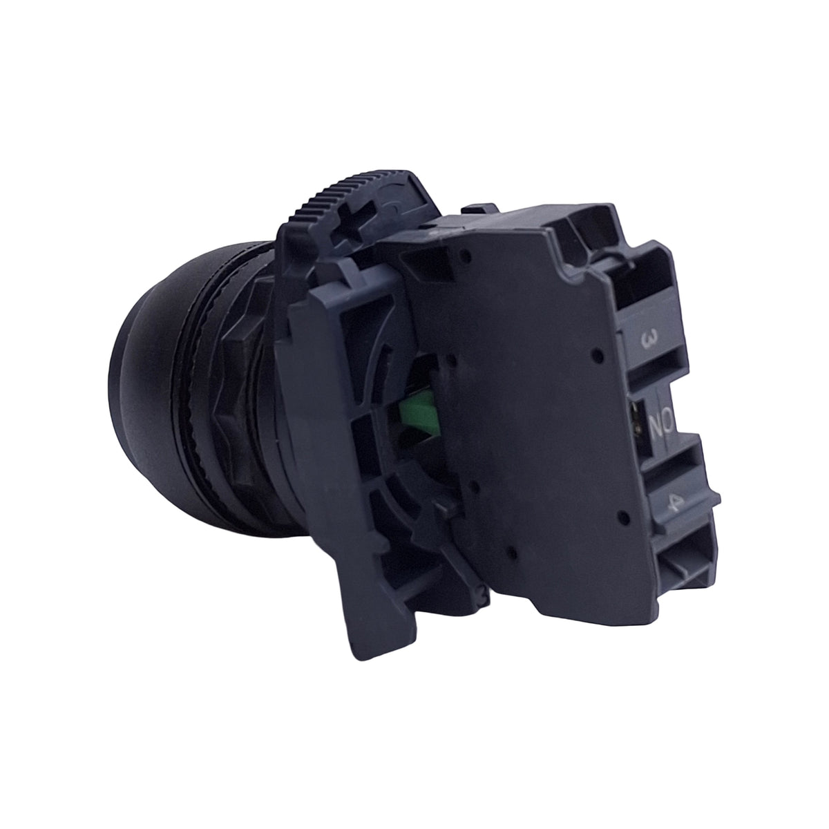 Used Allen Bradley 800FP-E2 Pushbutton, Black, Momentary, 1NO, 600V 10A, 22mm