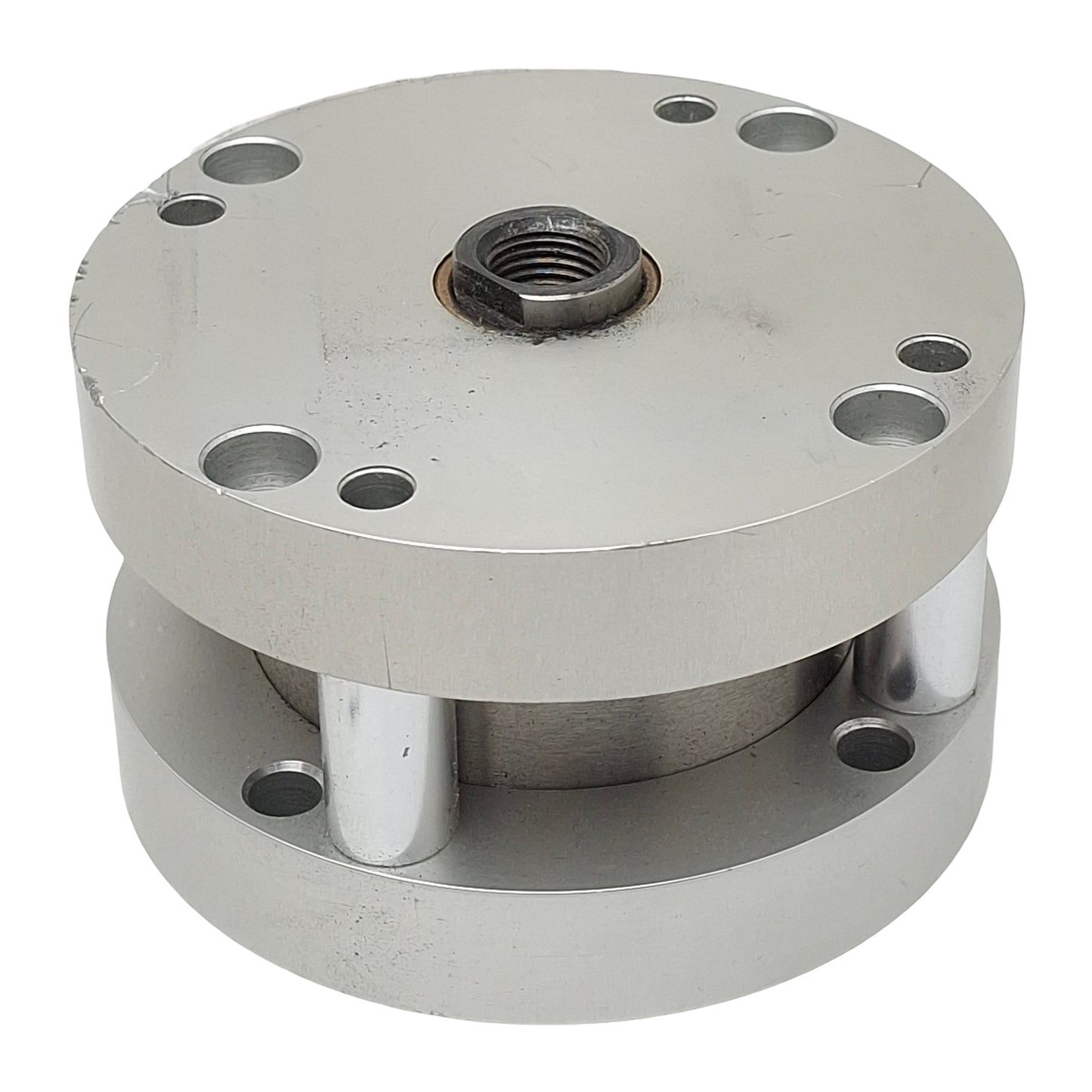 Used Bimba FO-501 FLAT-1 Compact Cylinder ø2-1/2in Bore, 1in Stroke, 1/4in NPT 200psi