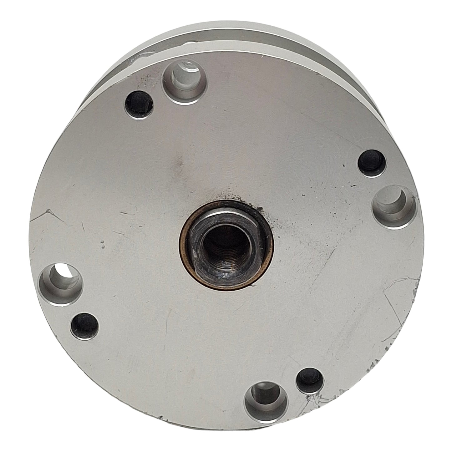 Used Bimba FO-501 FLAT-1 Compact Cylinder ø2-1/2in Bore, 1in Stroke, 1/4in NPT 200psi