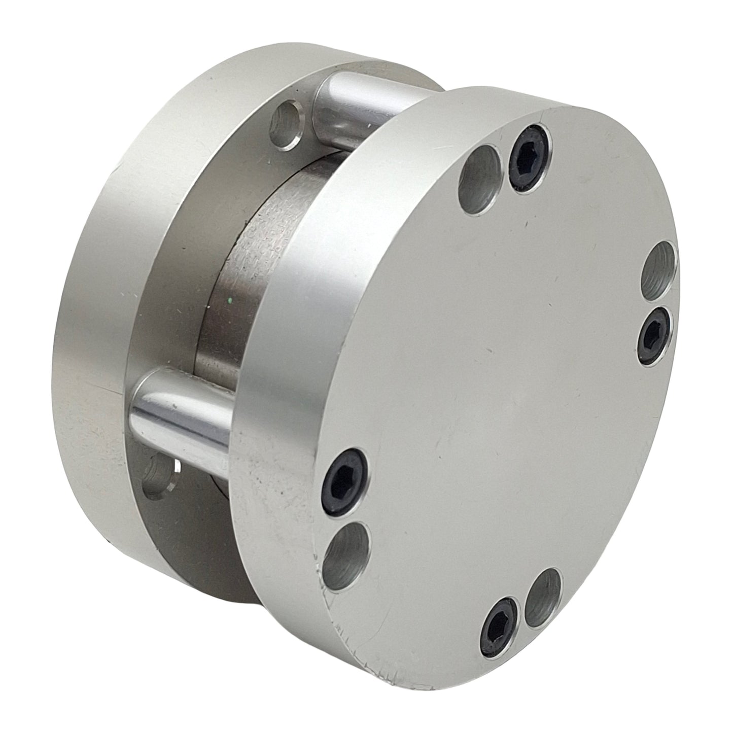 Used Bimba FO-501 FLAT-1 Compact Cylinder ø2-1/2in Bore, 1in Stroke, 1/4in NPT 200psi