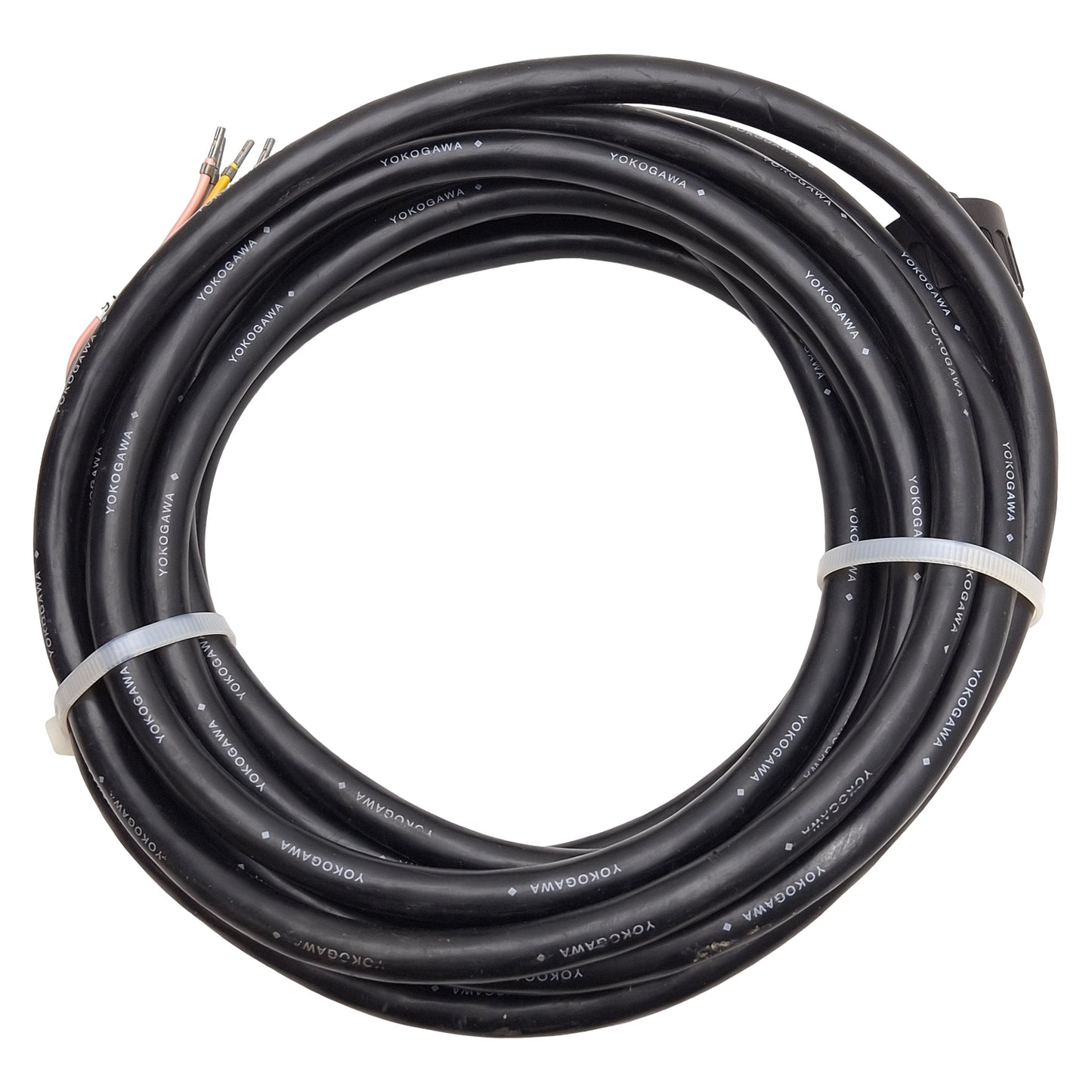 Used Yokogawa WU40-LH05 Conductivity Cell Sensor Cable, 6+PE DIN Female, 5m Long