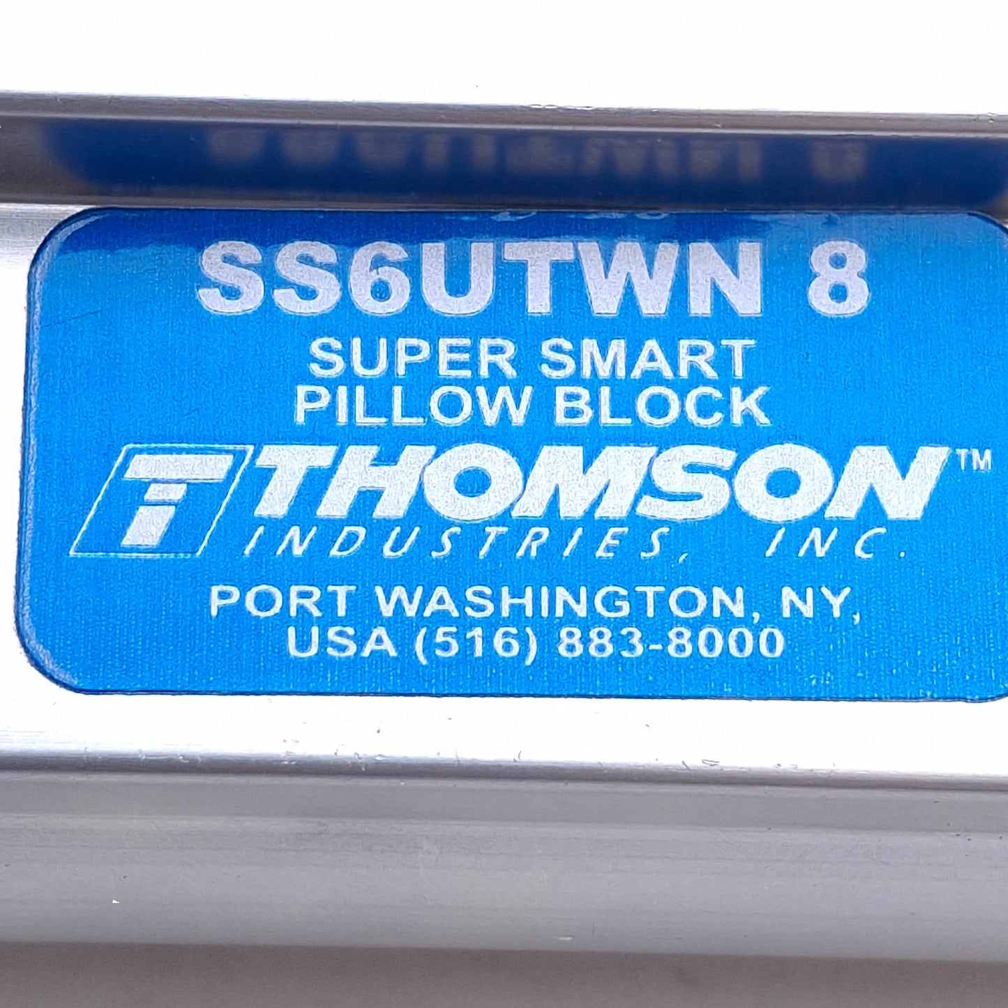 Used Thomson Linear SS6UTWN8 Ball Bearing Pillow Block ø1/2" ID, 530lb Capacity