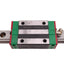 Used Hiwin HGH20CA Ball Bearing Carriage Block Slide on 650mm Linear Guide Rail