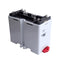 Used Magnecraft 385XBX-24D Latching Relay, DPDT, 24VDC Coil, 240VAC 15A Rating