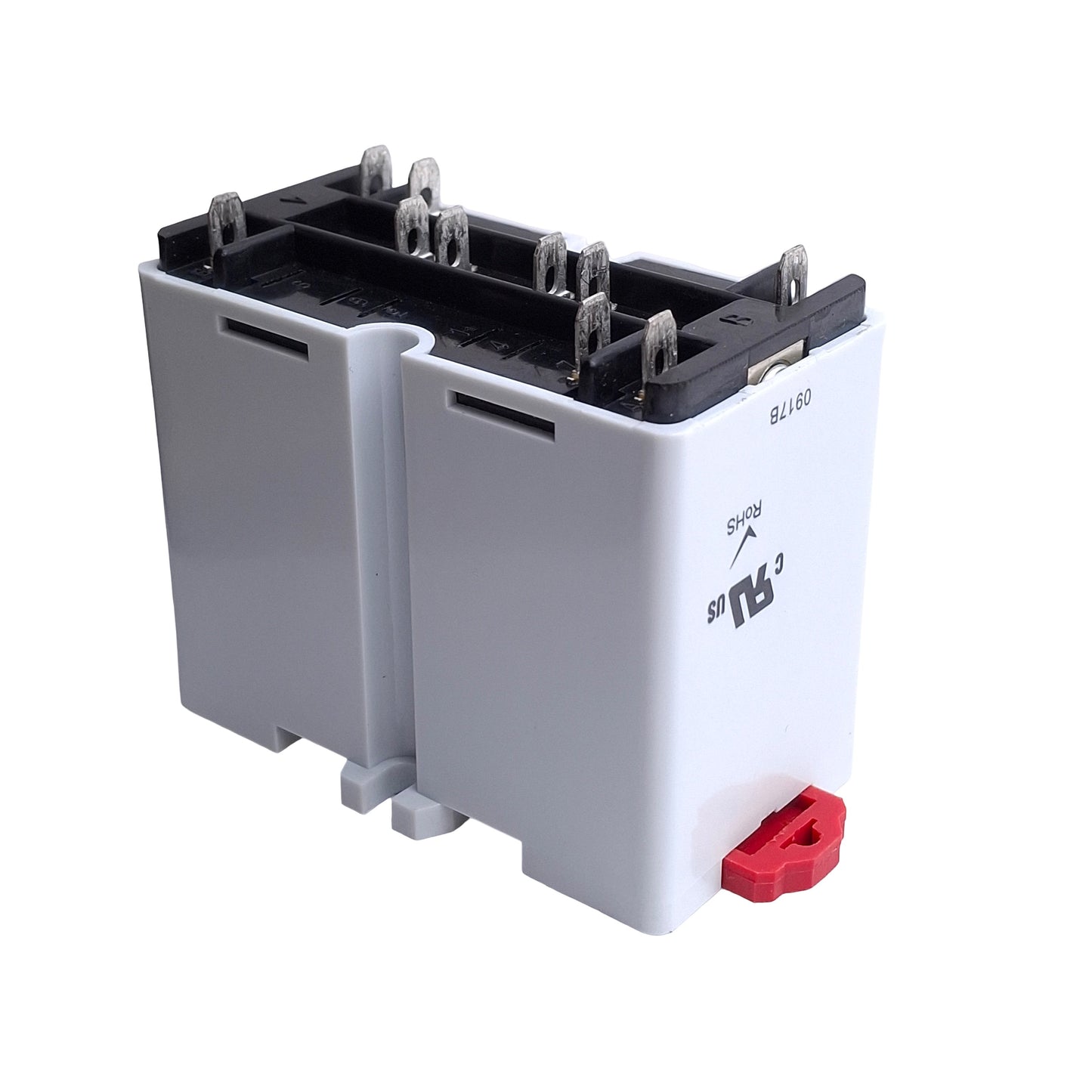 Used Magnecraft 385XBX-24D Latching Relay, DPDT, 24VDC Coil, 240VAC 15A Rating