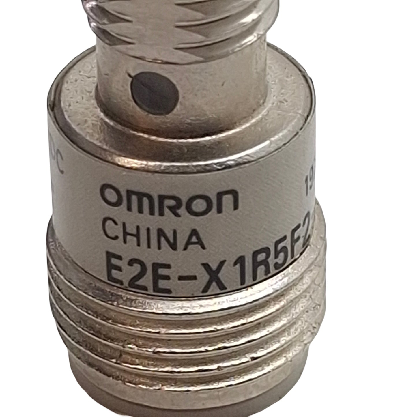 Used Omron E2E-X1R5F2-M1 Proximity Sensor, PNP NC, 1.5mm Range, 12-24VDC, 4-Pin M12