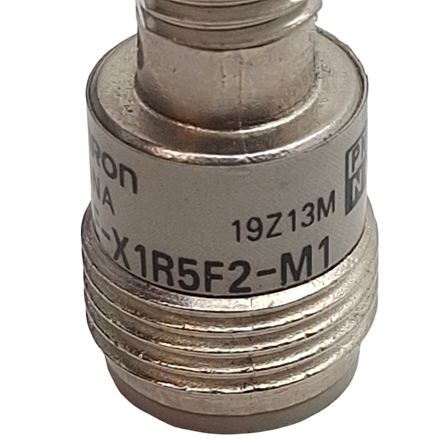 Used Omron E2E-X1R5F2-M1 Proximity Sensor, PNP NC, 1.5mm Range, 12-24VDC, 4-Pin M12