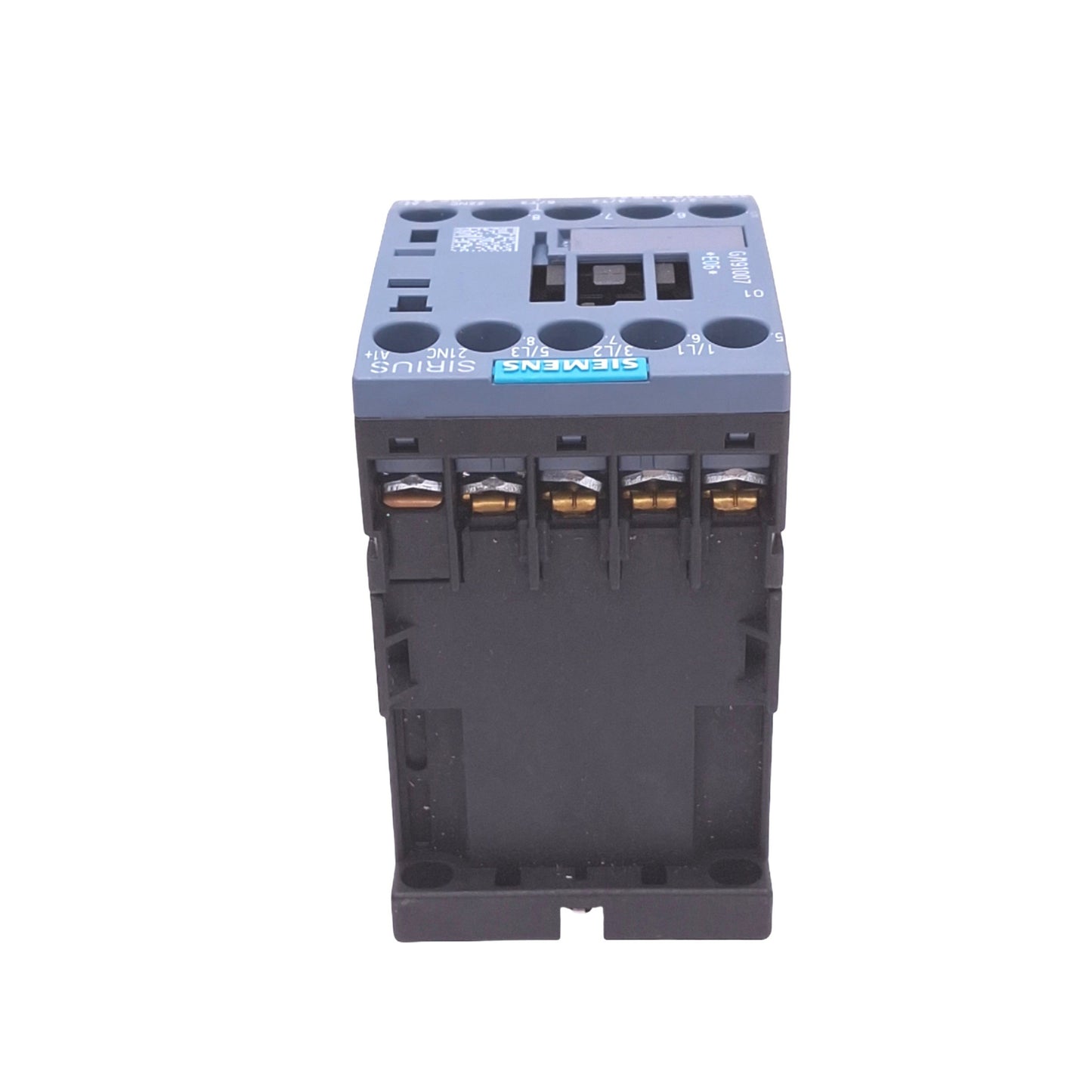 Used Siemens 3RT2016-1BB42 SIRIUS Contactor, 3-Pole NO, 1NC Aux, 9A Max, 24VDC Coil