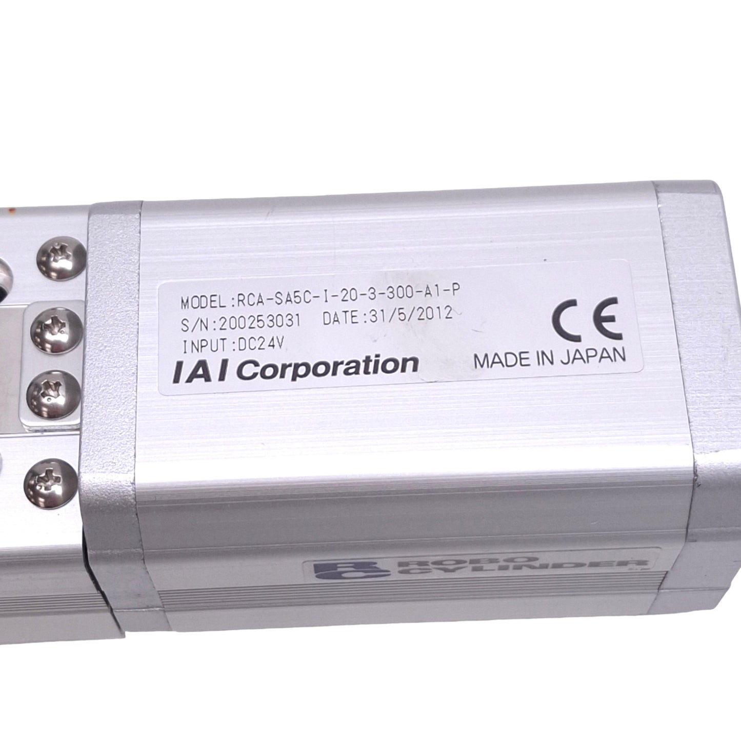 Used IAI RCA-SA5C-I-20-3-300-A1-P Linear Actuator, 3mm Lead, 300mm Stroke, 24VDC