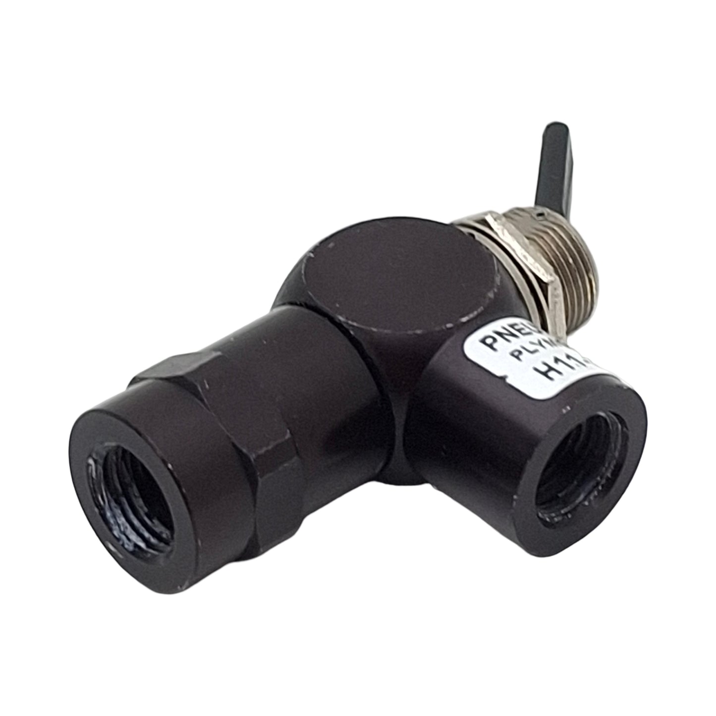 Used Pneumadyne H11-30-44 Manual Air Control Valve, 3-Way 2-Pos, 1/8in NPTF, 125psi