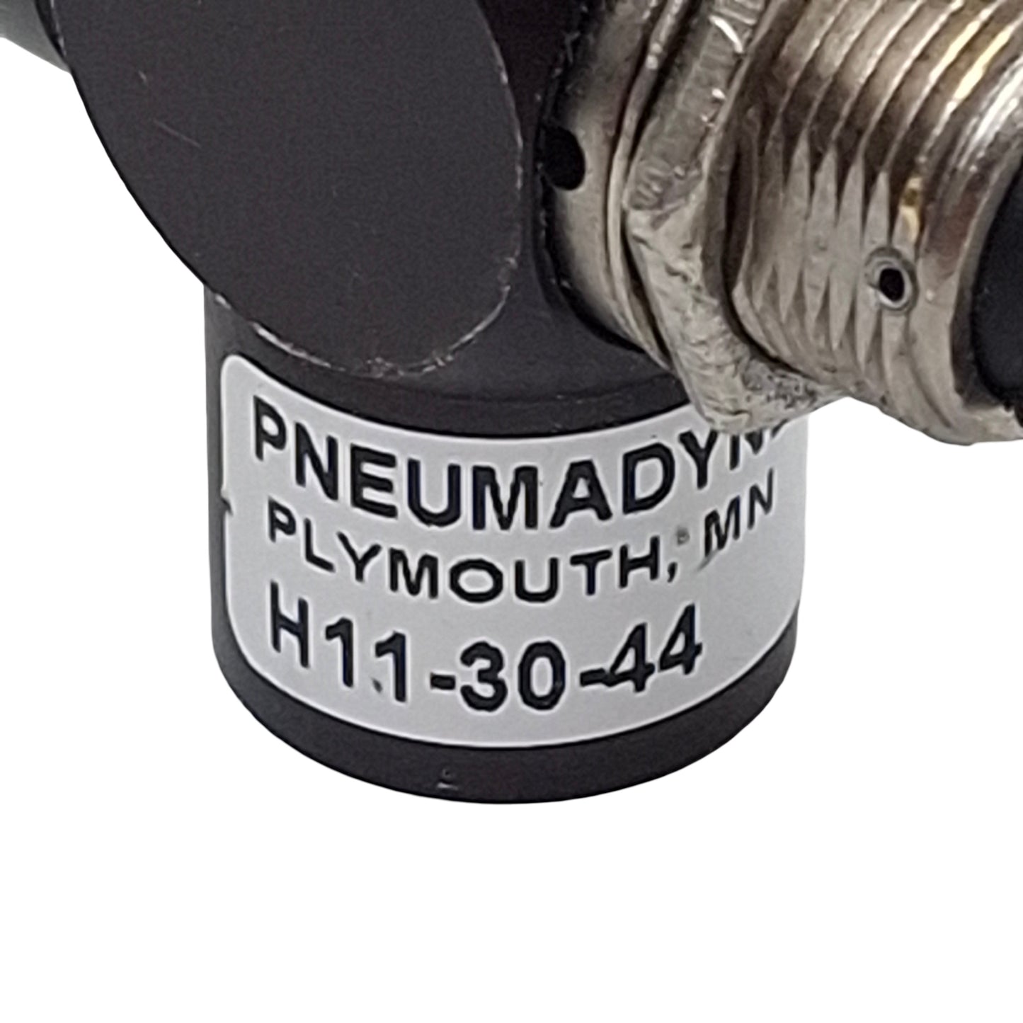 Used Pneumadyne H11-30-44 Manual Air Control Valve, 3-Way 2-Pos, 1/8in NPTF, 125psi
