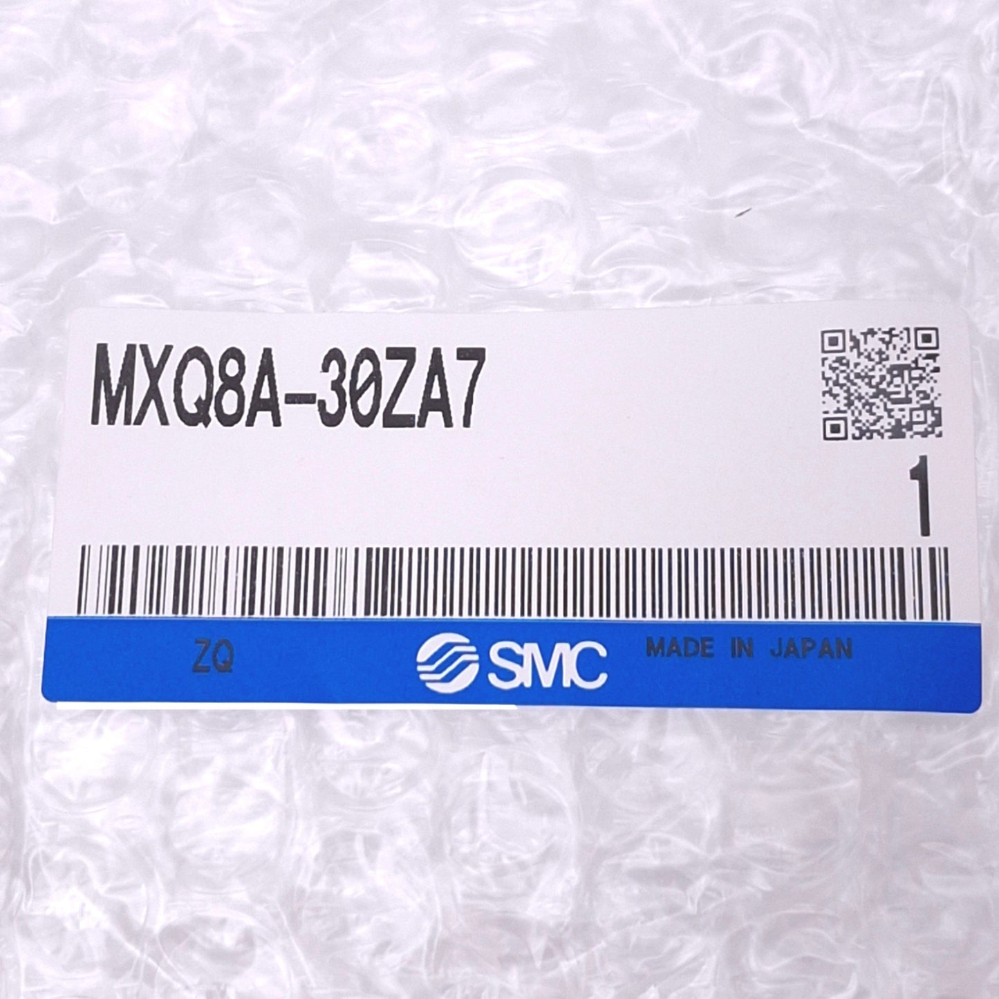 New SMC MXQ8A-30ZA7 Air Slide Table, 8mm Bore, 30mm Stroke, M5, 0.7MPa Max