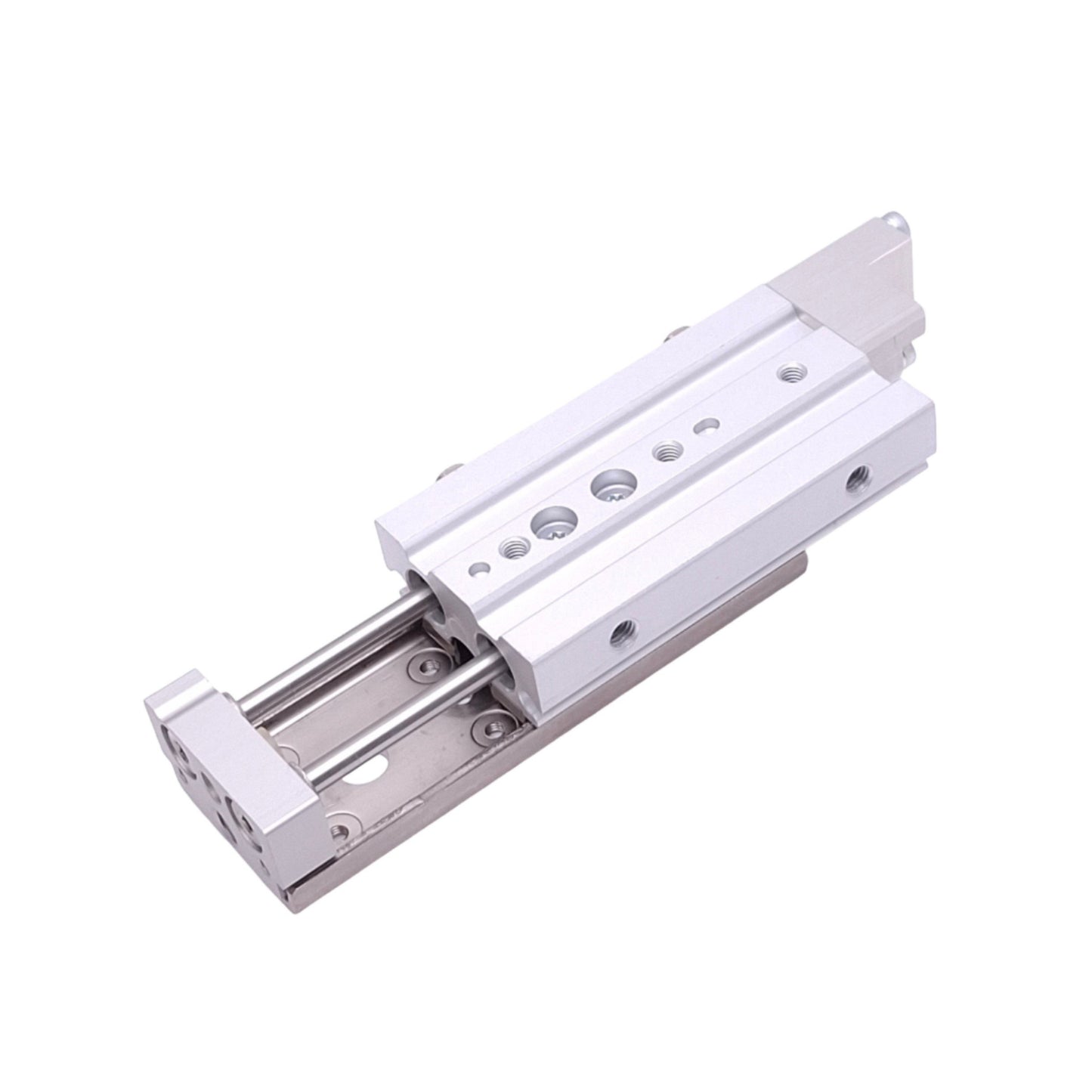 New SMC MXQ8A-30ZA7 Air Slide Table, 8mm Bore, 30mm Stroke, M5, 0.7MPa Max
