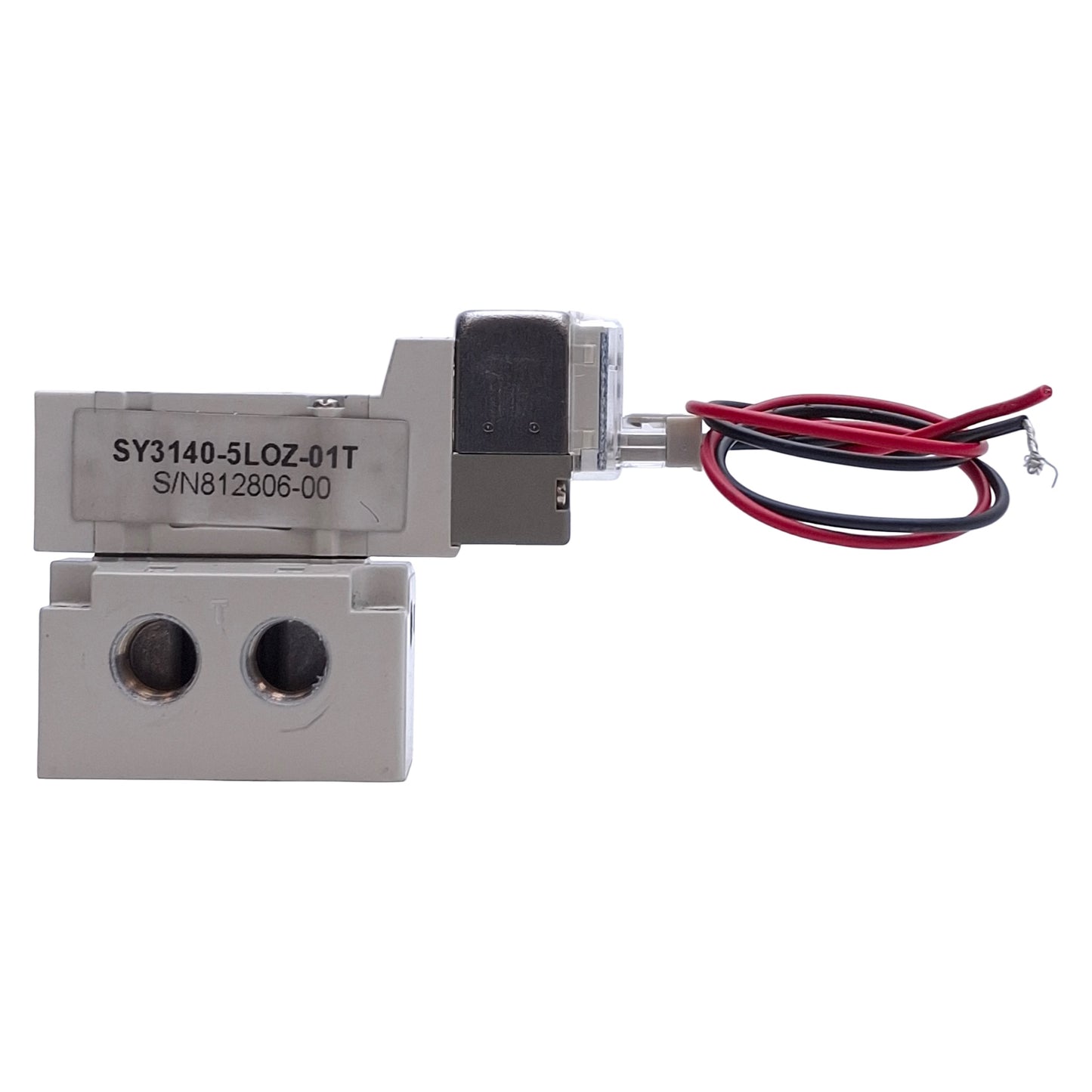 Used SMC SY3140-5LOZ-01T Solenoid Valve, 2-Position 5-Port, 1/8" NPT, 24VDC Coil