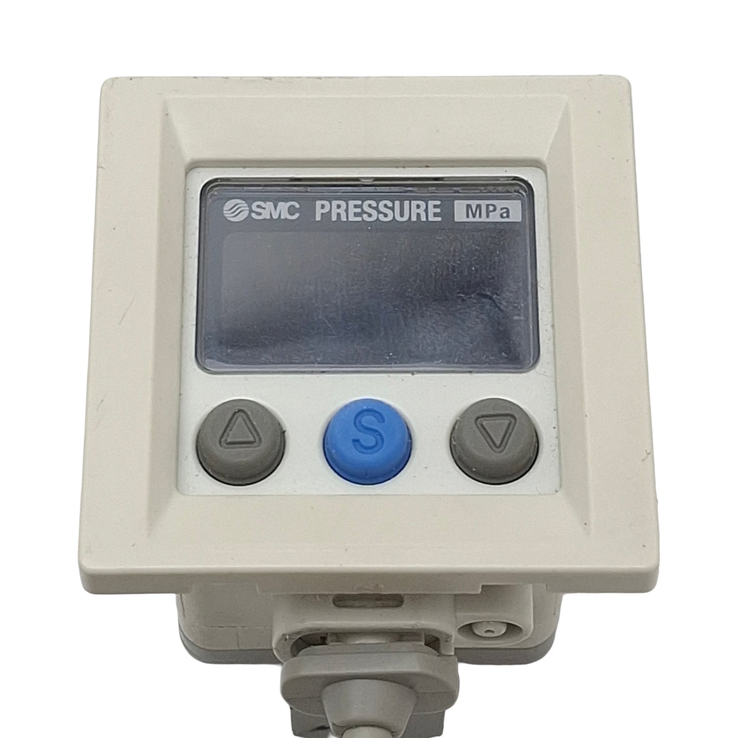 Used SMC ISE40A-M5-T Digital Pressure Switch, PNP, 12-24VDC, -0.1~1.0MPa 5-Wire Leads