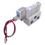 Used SMC SYJ5140-5LZ-01T Solenoid Valve 2-Position 5-Port, 1/8" NPT, 24VDC Coil