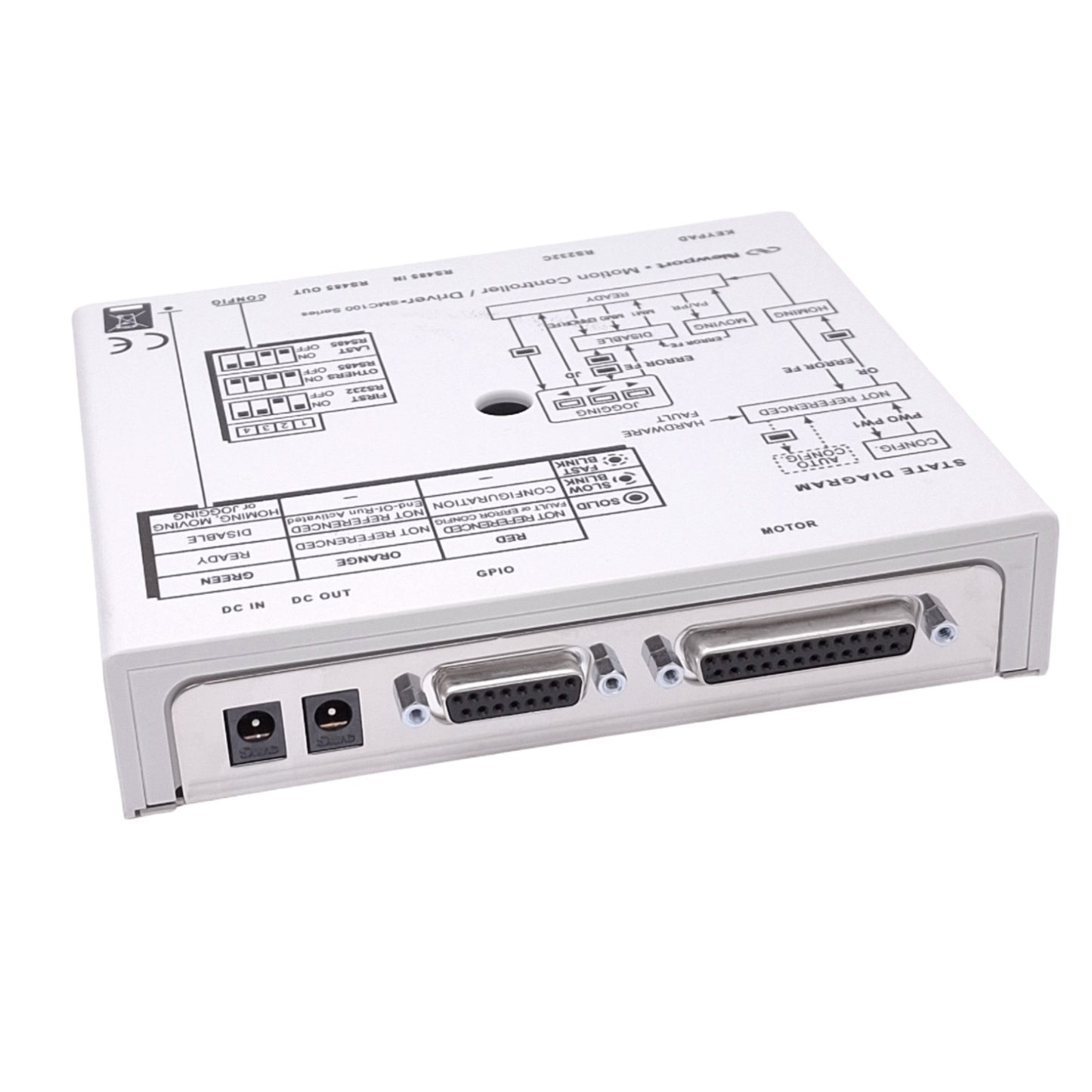 Used Newport SMC100CC Motion Controller/Driver for DC Servo Motor, 48VDC 1.5A Out