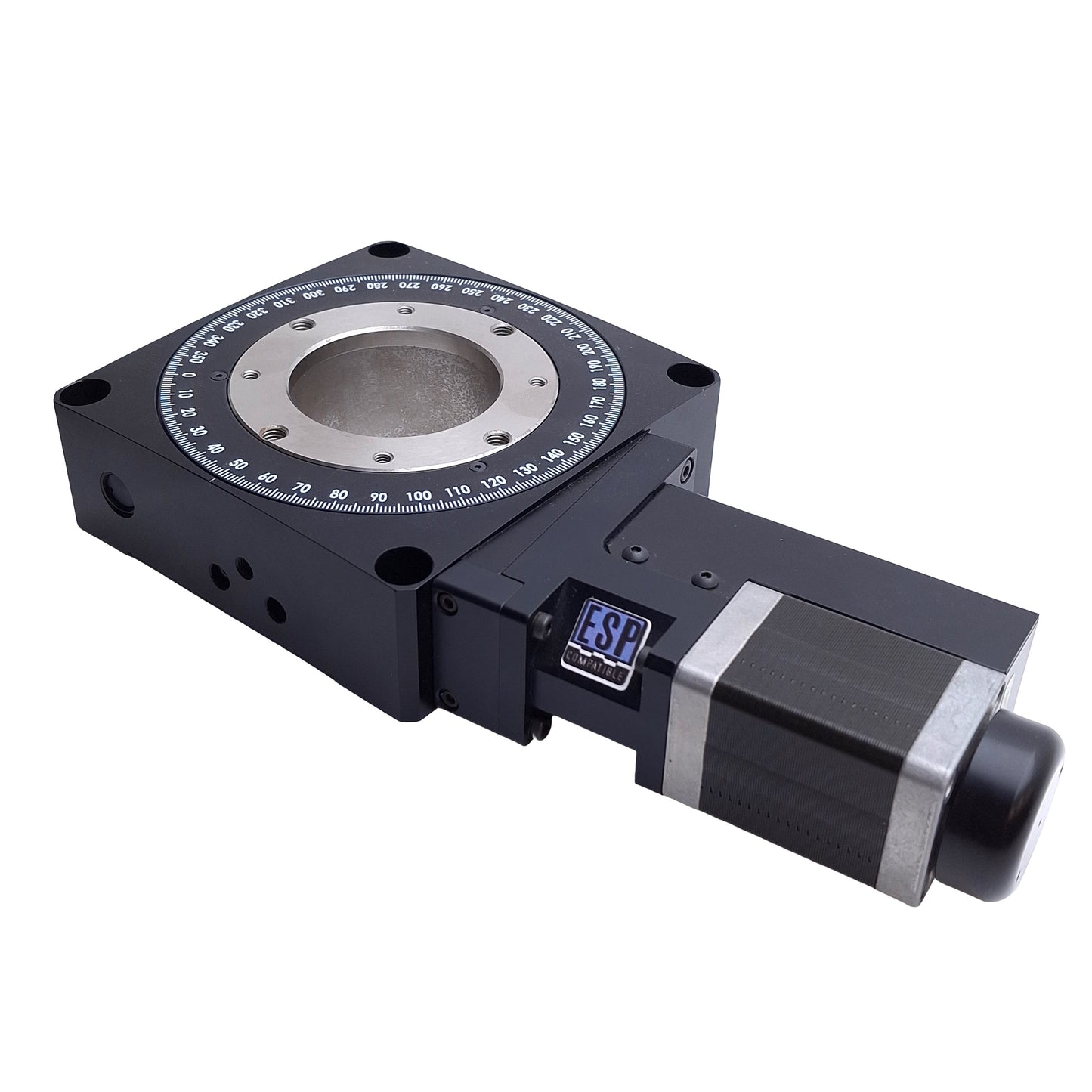 Used Newport URS100BPP Motorized Rotation Stage, 360° Cont., 300N Capacity, 40°/s Max