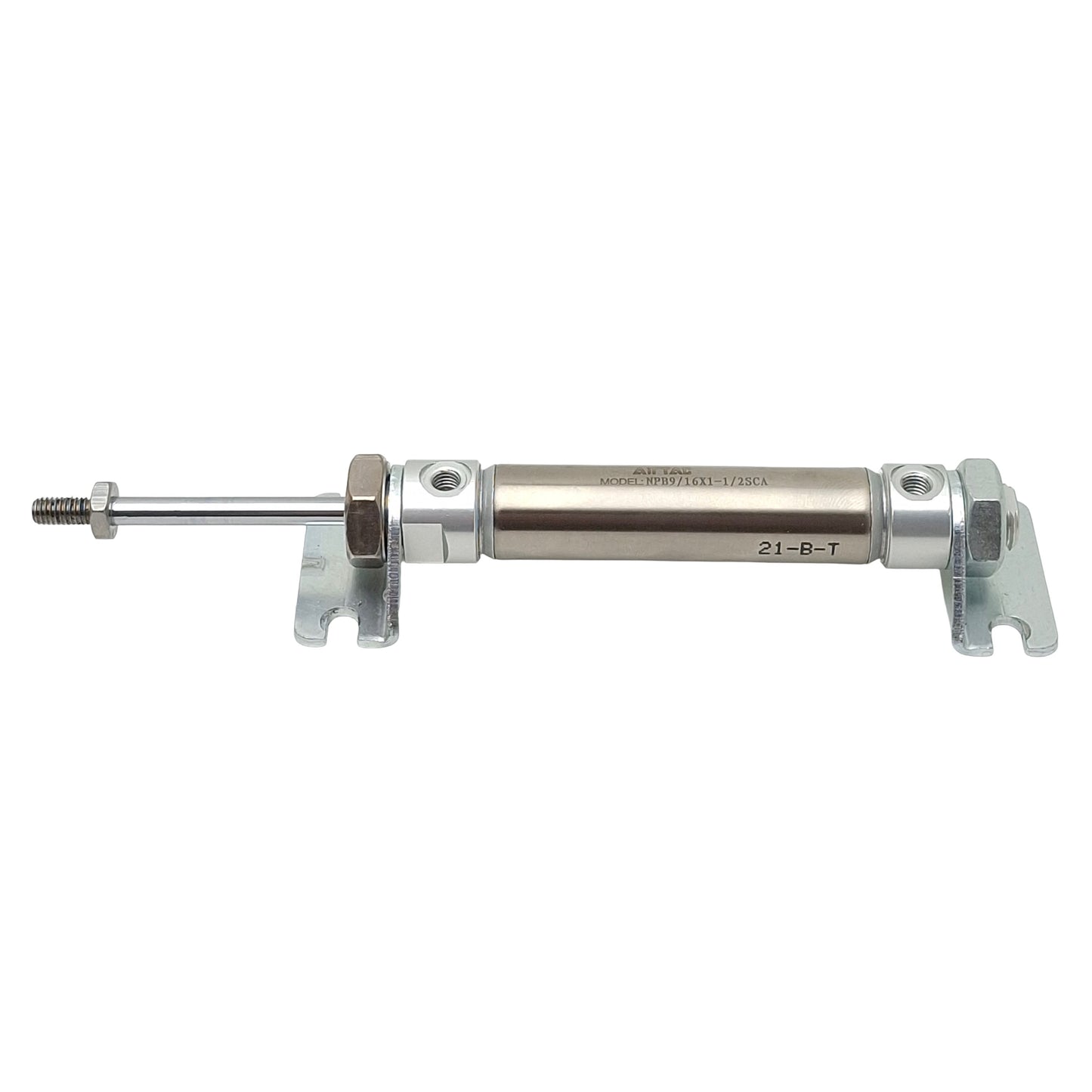 Used Airtac NPB9/16X1-1/2SCA Pneumatic Cylinder, ø9/16in Bore, 1-1/2in Stroke, #10-32