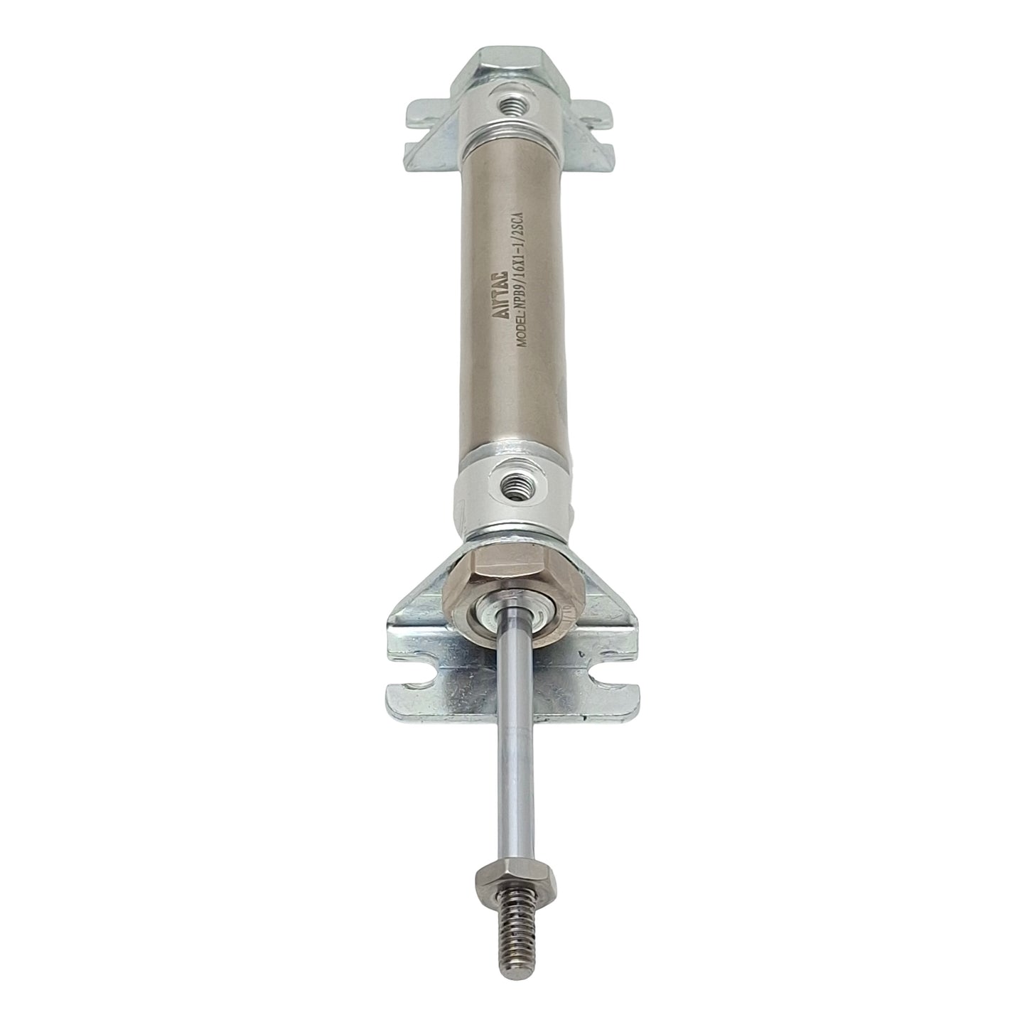Used Airtac NPB9/16X1-1/2SCA Pneumatic Cylinder, ø9/16in Bore, 1-1/2in Stroke, #10-32