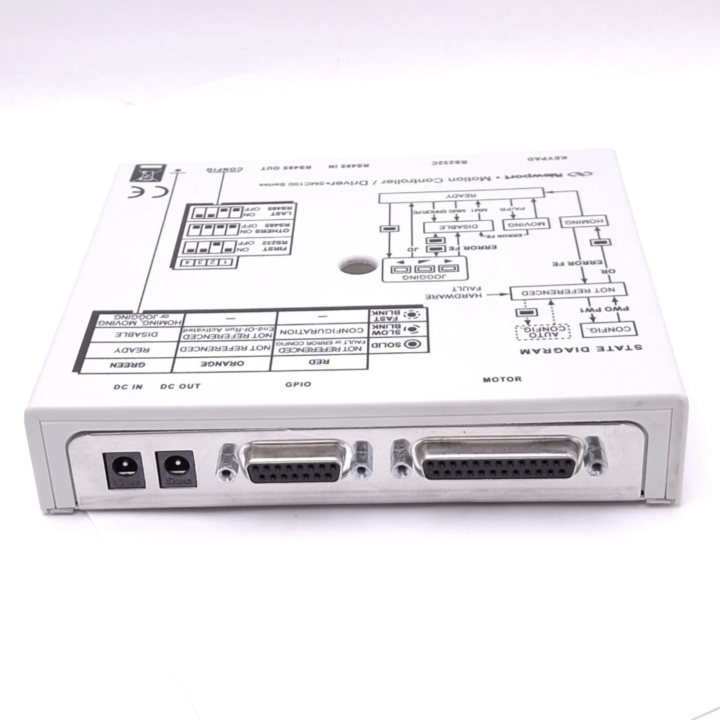Used Newport SMC100PP Motion Controller/Driver for Stepper Motor, 48VDC 1.1A Out