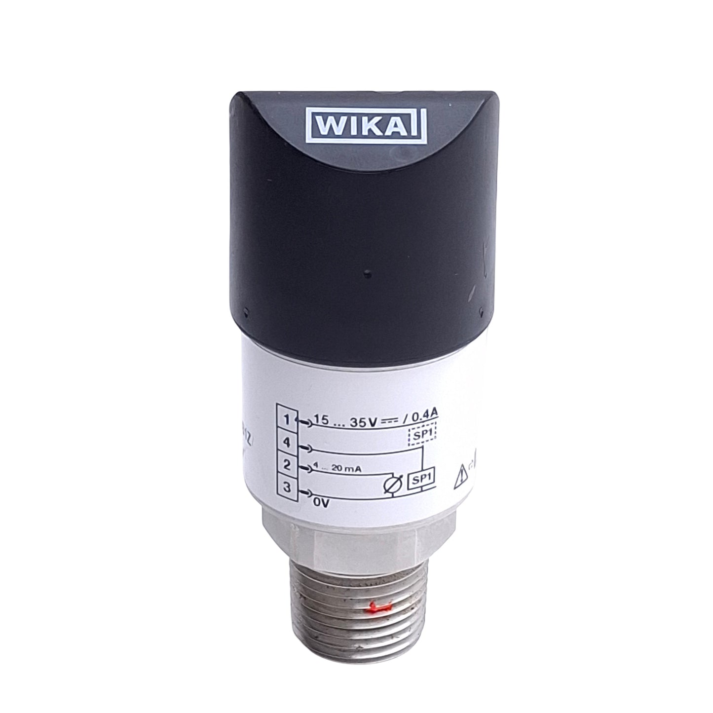Used Wika PSD-4 Electronic Pressure Switch w/Display 0-500psi, 15-35VDC, 4-20mA Out
