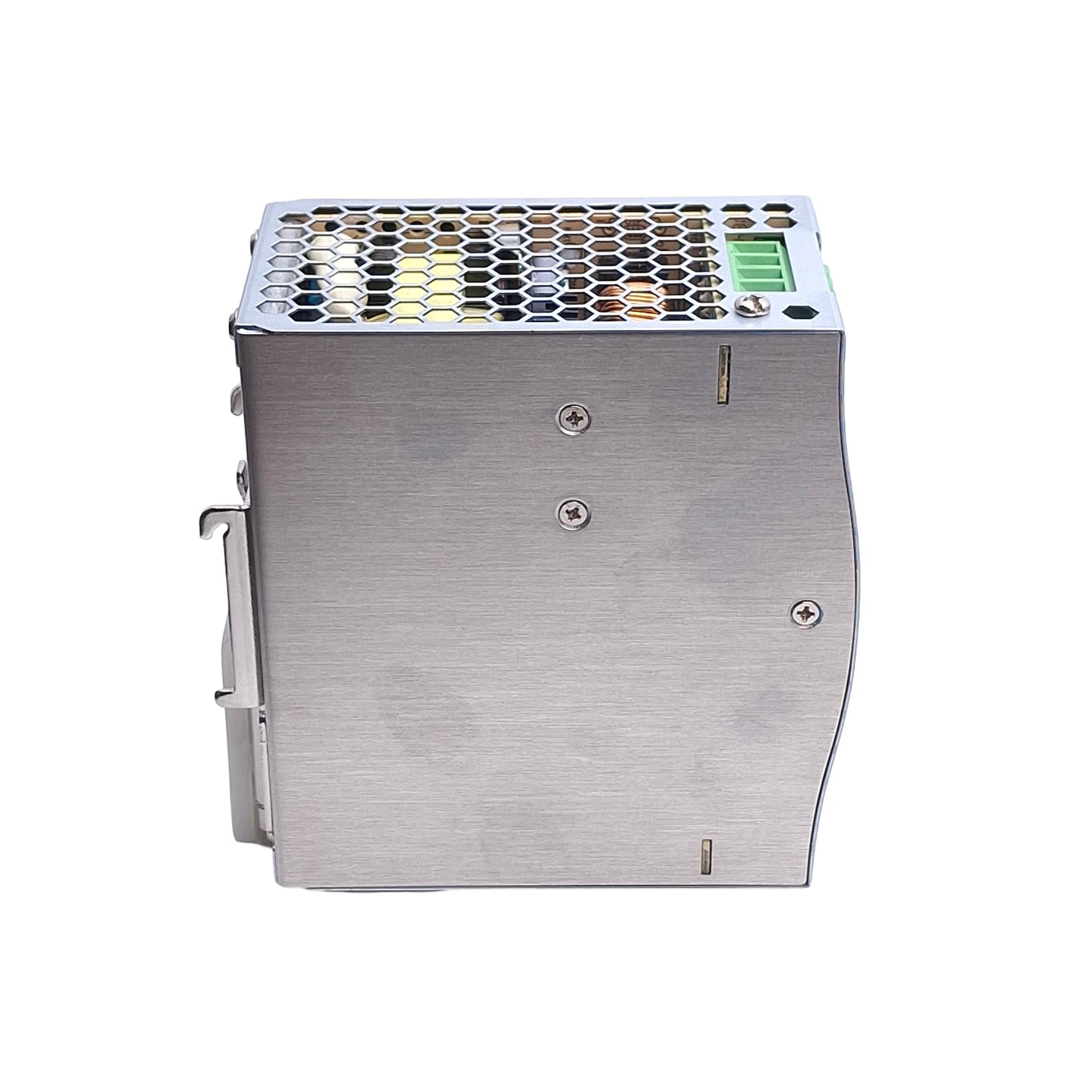 Used Meanwell NDR-240-24 Power Supply, 100-240VAC 2.8A Input, 24VDC 10A Output, 240W