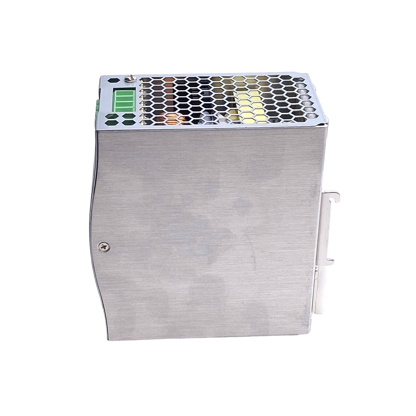 Used Meanwell NDR-240-24 Power Supply, 100-240VAC 2.8A Input, 24VDC 10A Output, 240W