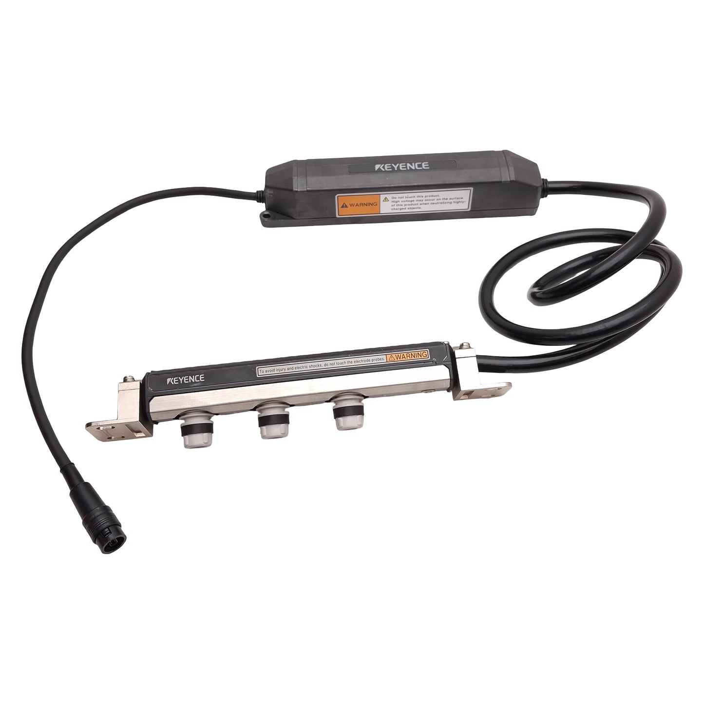 Used Keyence SJ-M030 Micro Static Eliminator Spot Type Main Unit, 164mm 0.2MPa 24VDC