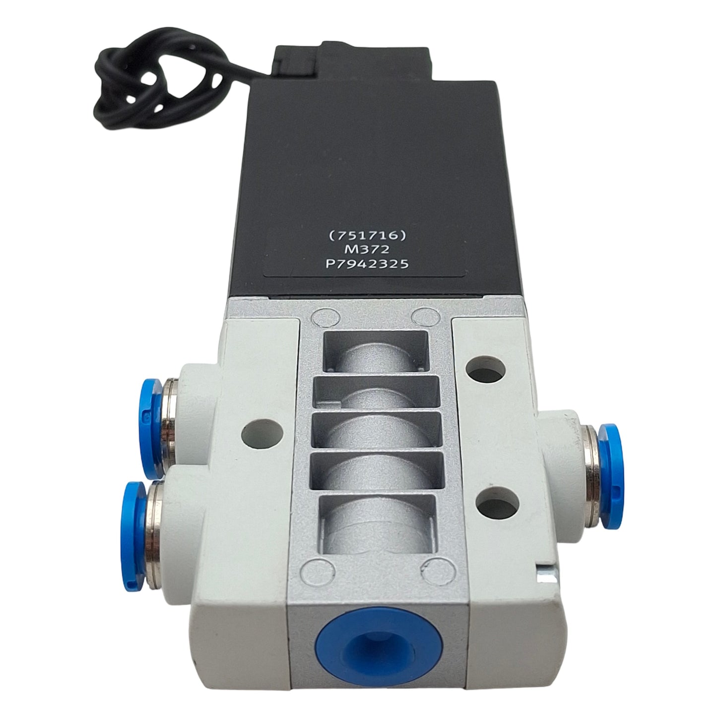 Used Festo MHE3-M1H-3/2G-QS-6 Solenoid Valve, 3/2-Way, -0.9-8bar, QS-6, 24VDC Coil