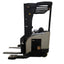 Used Crown RR5220-45 Narrow Aisle Reach Truck W/ Sideshift 4500Lbs Cap 210" Lift 36V