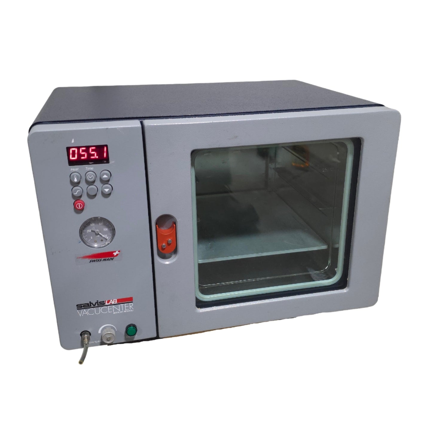 Used Salvis Lab Renggli VC-20 Vacucenter Vacuum Drying Oven 20L Amb+5° To 200°C 120V