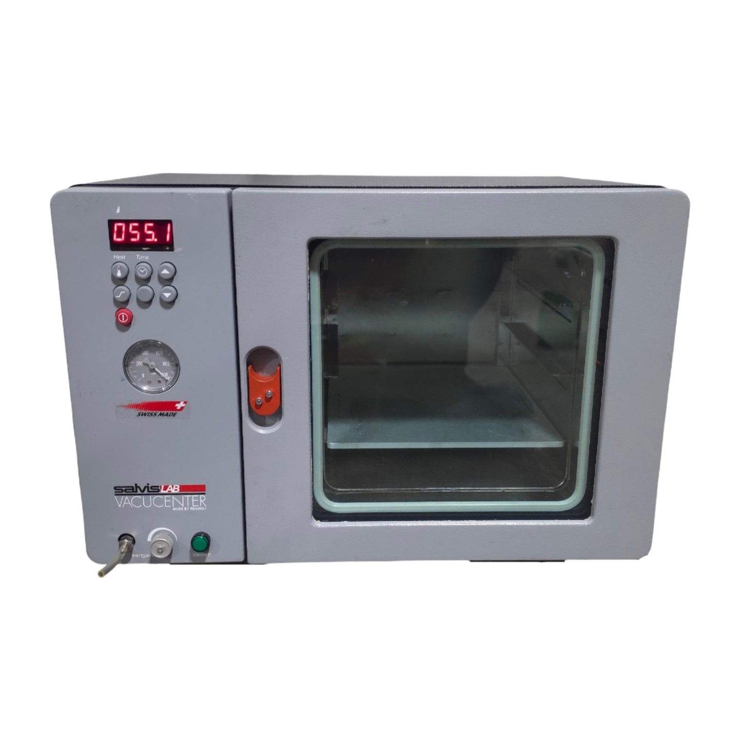 Used Salvis Lab Renggli VC-20 Vacucenter Vacuum Drying Oven 20L Amb+5° To 200°C 120V