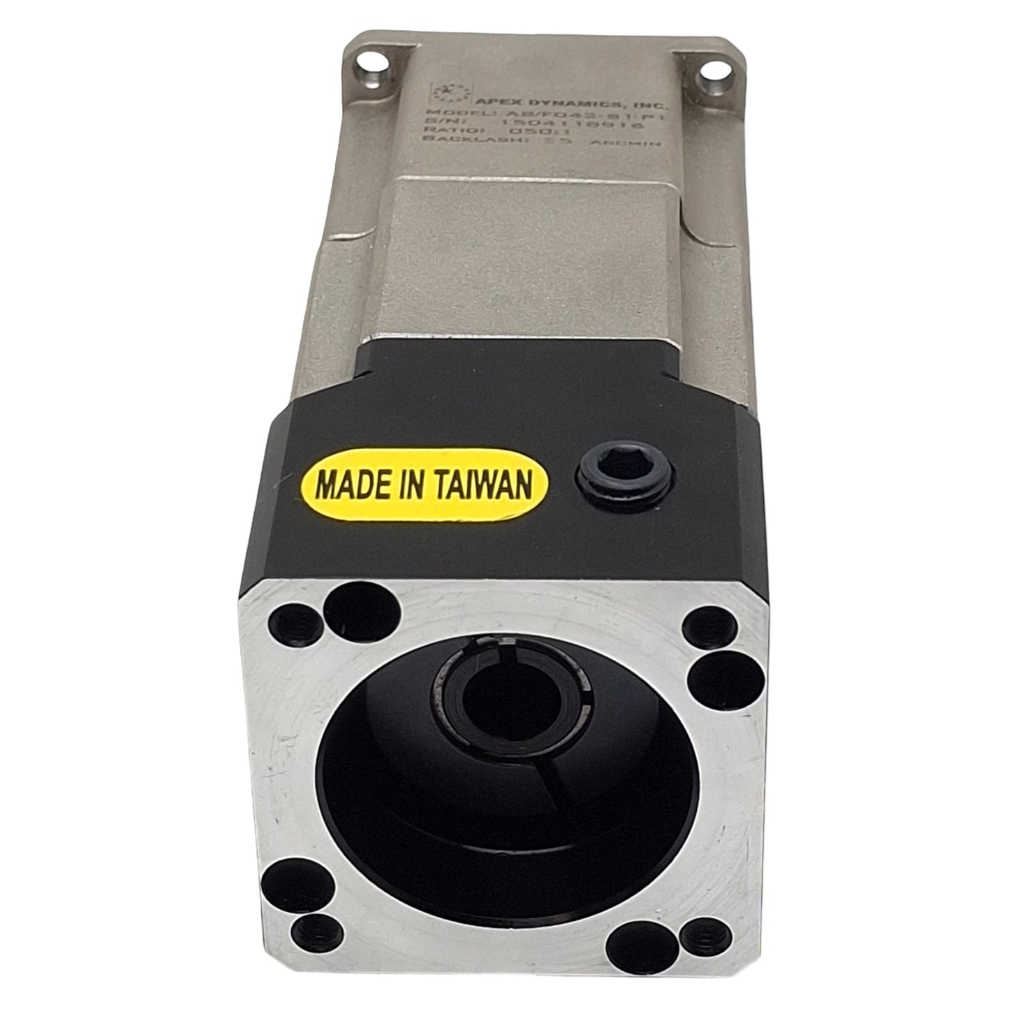 Used Apex Dynamics AB/F042-S1-P1 Planetary Gearbox, 2-Stage 50:1 Ratio, 22Nm, 5000rpm