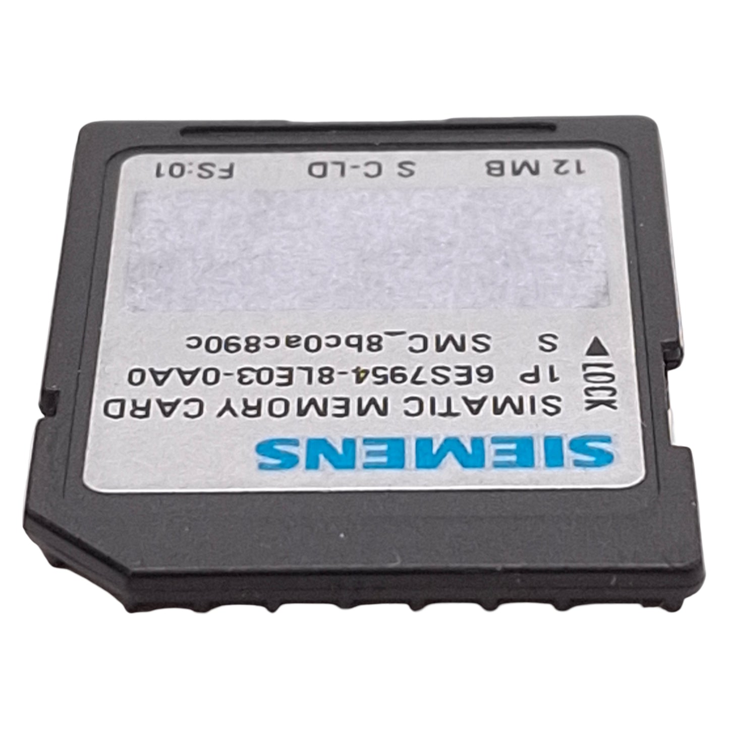 Used Siemens 6ES7954-8LE03-0AA0 SIMATIC S7 Memory Card For S7-1x00 CPU/SINAMICS, 12MB