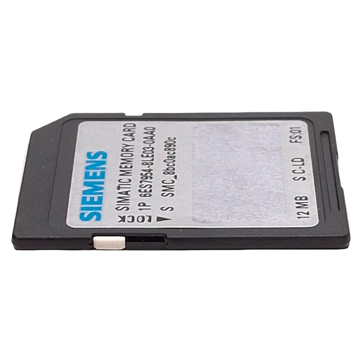 Used Siemens 6ES7954-8LE03-0AA0 SIMATIC S7 Memory Card For S7-1x00 CPU/SINAMICS, 12MB