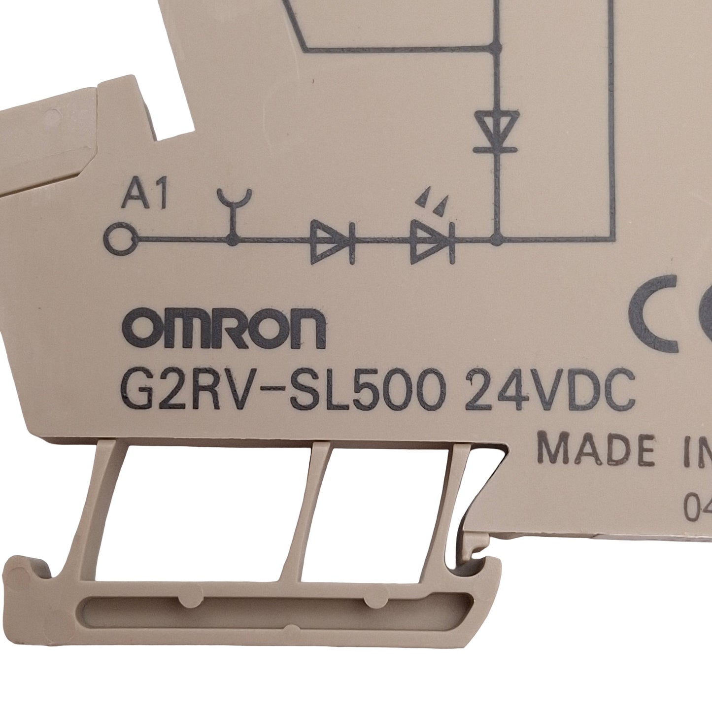 Used Lot of 2 Omron G2RV-SL500 24VDC Power Relay, SPDT, 6A 250VAC/30VDC, 24VDC Coil