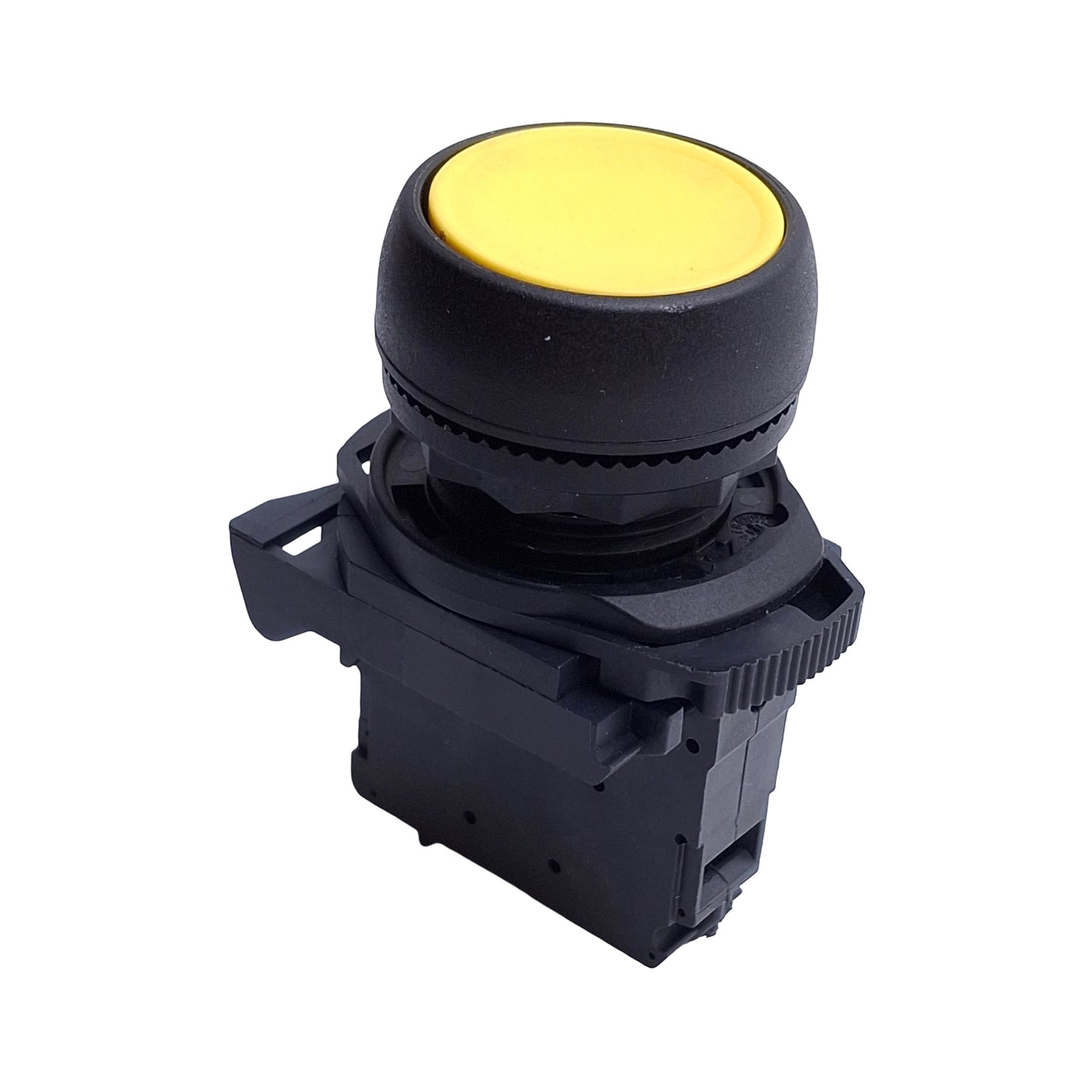 Used Allen Bradley 800FP-F5 Momentary Flush Non-Illuminated Yellow, Pushbutton 1NO