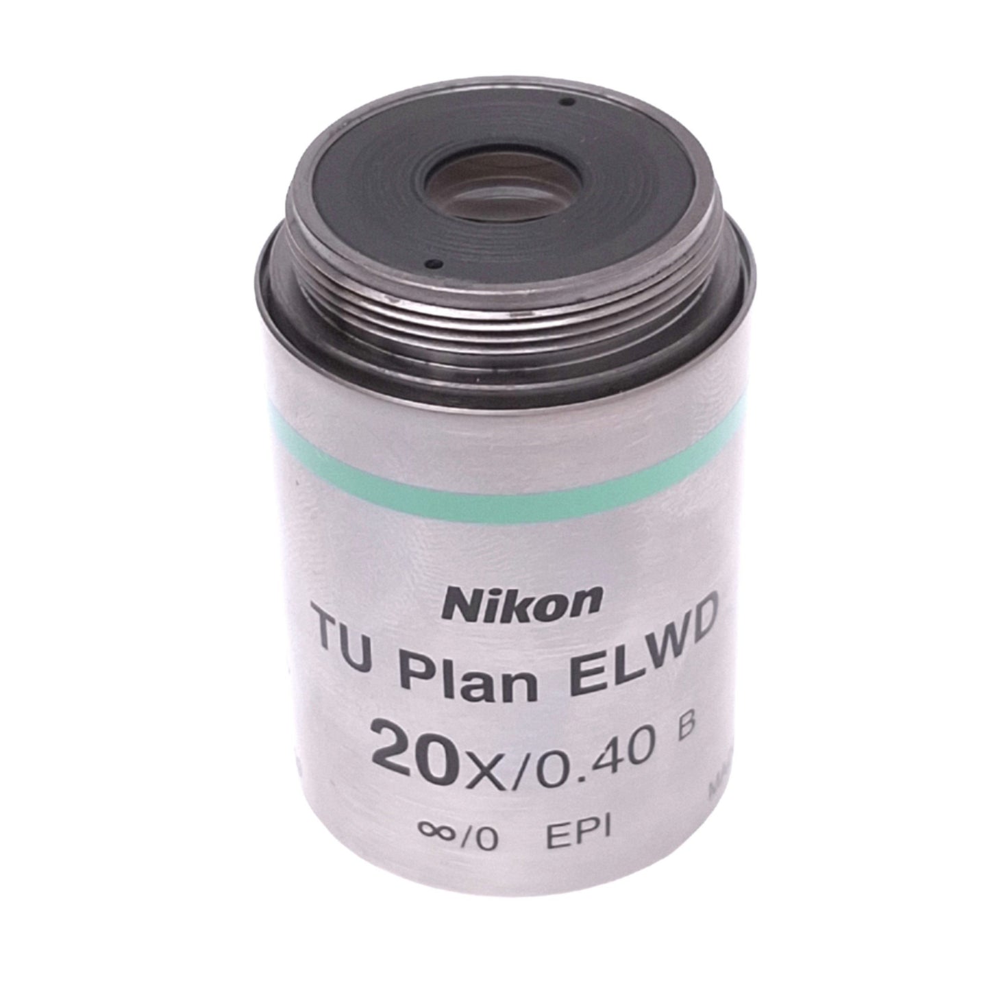 Used Nikon MUE21200 TU Plan ELWD 20X Microscope Objective Lens 20x, NA 0.40, M25x0.75